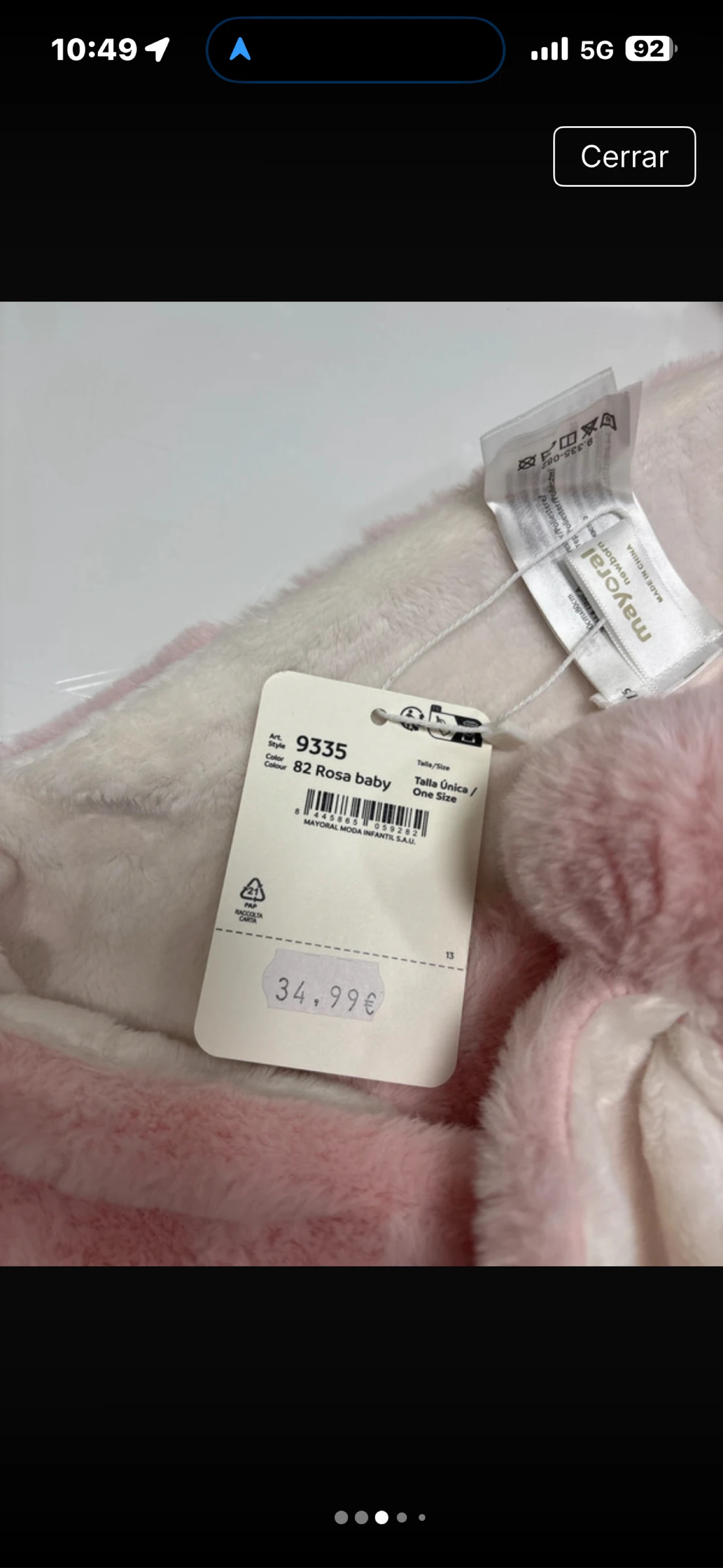 Mayoral winter baby blanket – photo 3